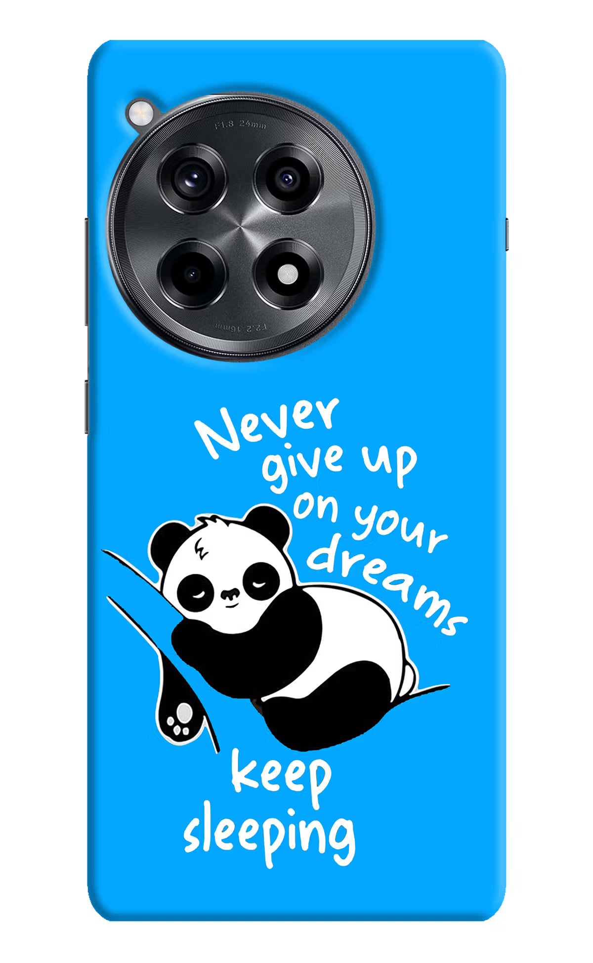 Keep Sleeping OnePlus 12R Hard Case Back Cover by Casekaro