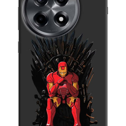 Ironman Throne OnePlus 12R Hard Case Back Cover by Casekaro