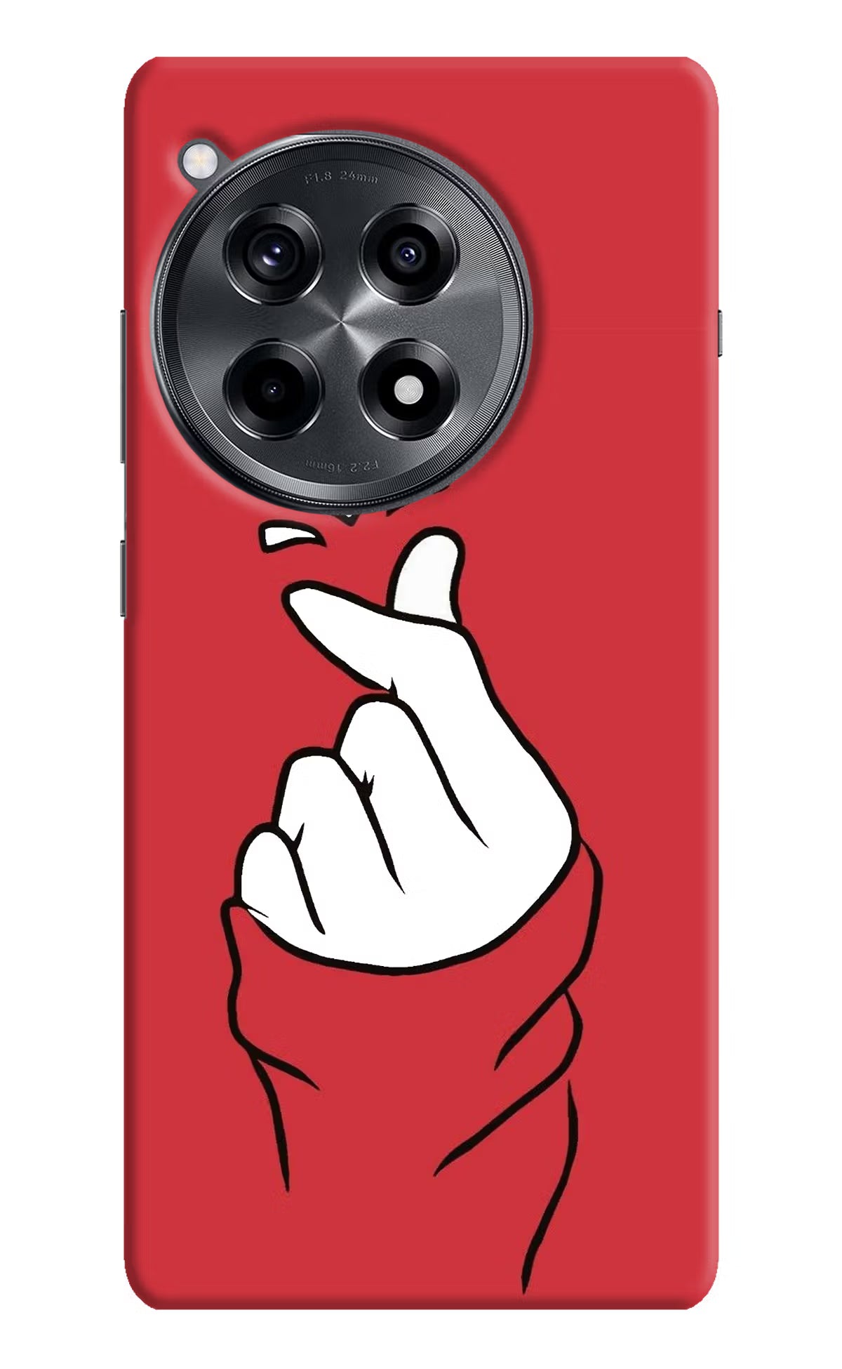 Korean Love Sign OnePlus 12R Hard Case Back Cover by Casekaro