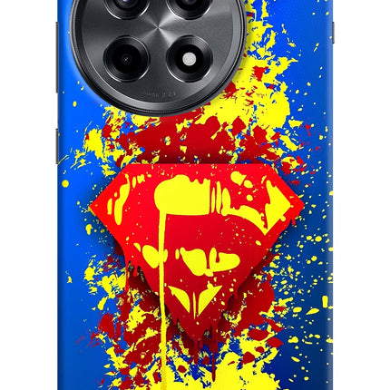 Superman logo OnePlus 12R Hard Case Back Cover by Casekaro