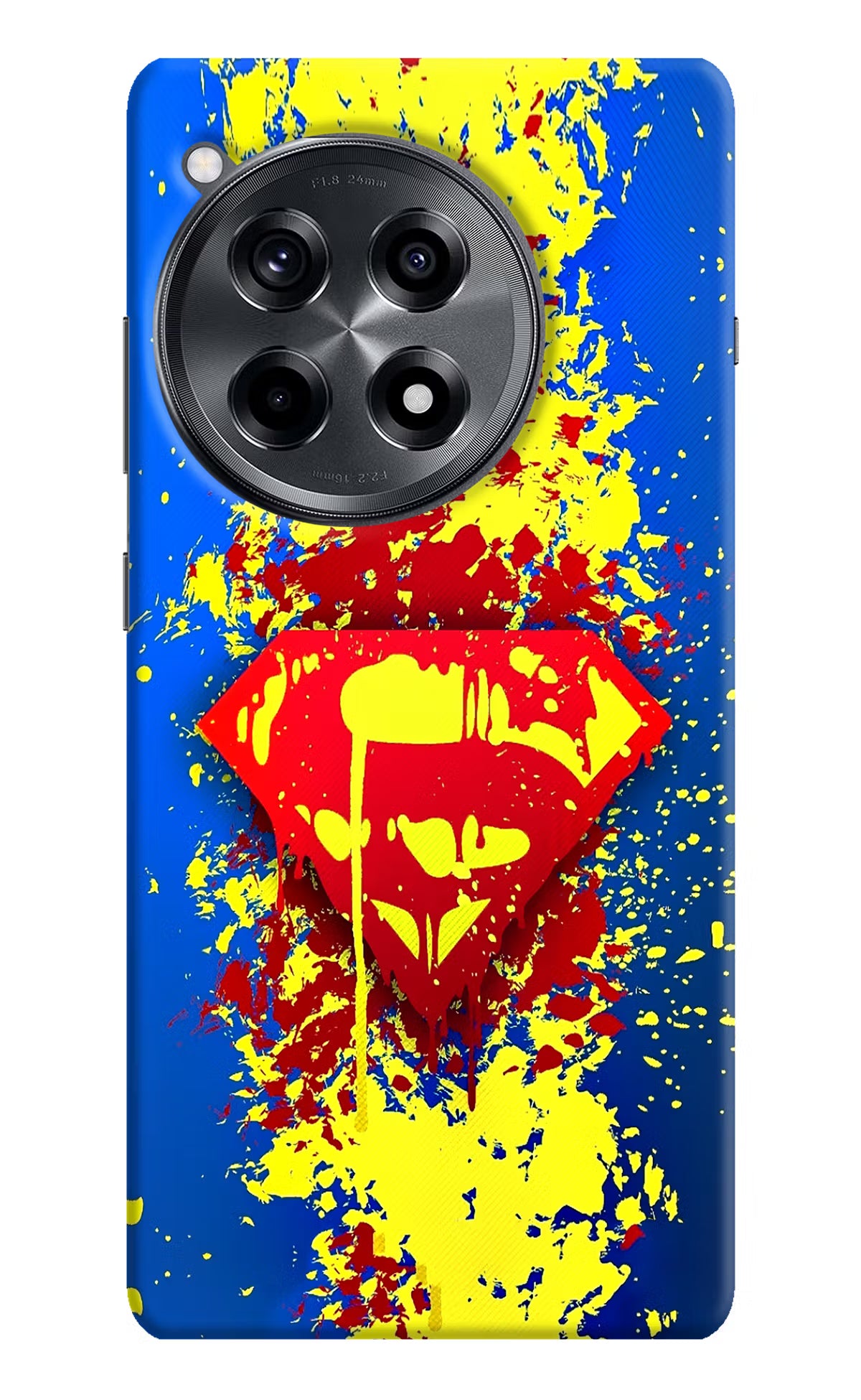 Superman logo OnePlus 12R Hard Case Back Cover by Casekaro