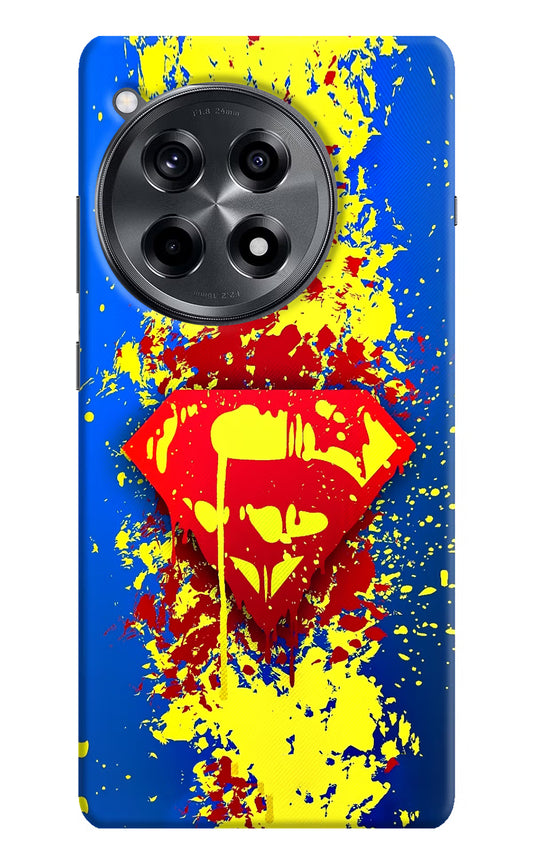 Superman logo OnePlus 12R Hard Case Back Cover by Casekaro