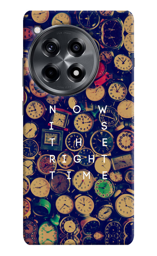Now is the Right Time Quote OnePlus 12R Back Cover