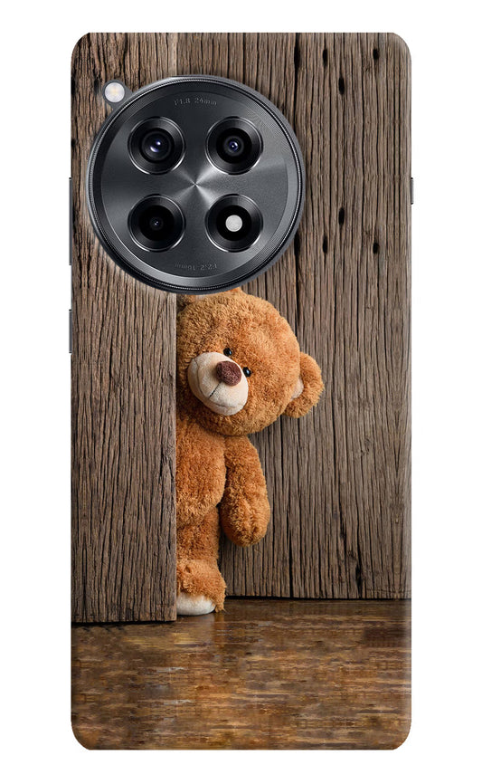 Teddy Wooden OnePlus 12R Hard Case Back Cover by Casekaro