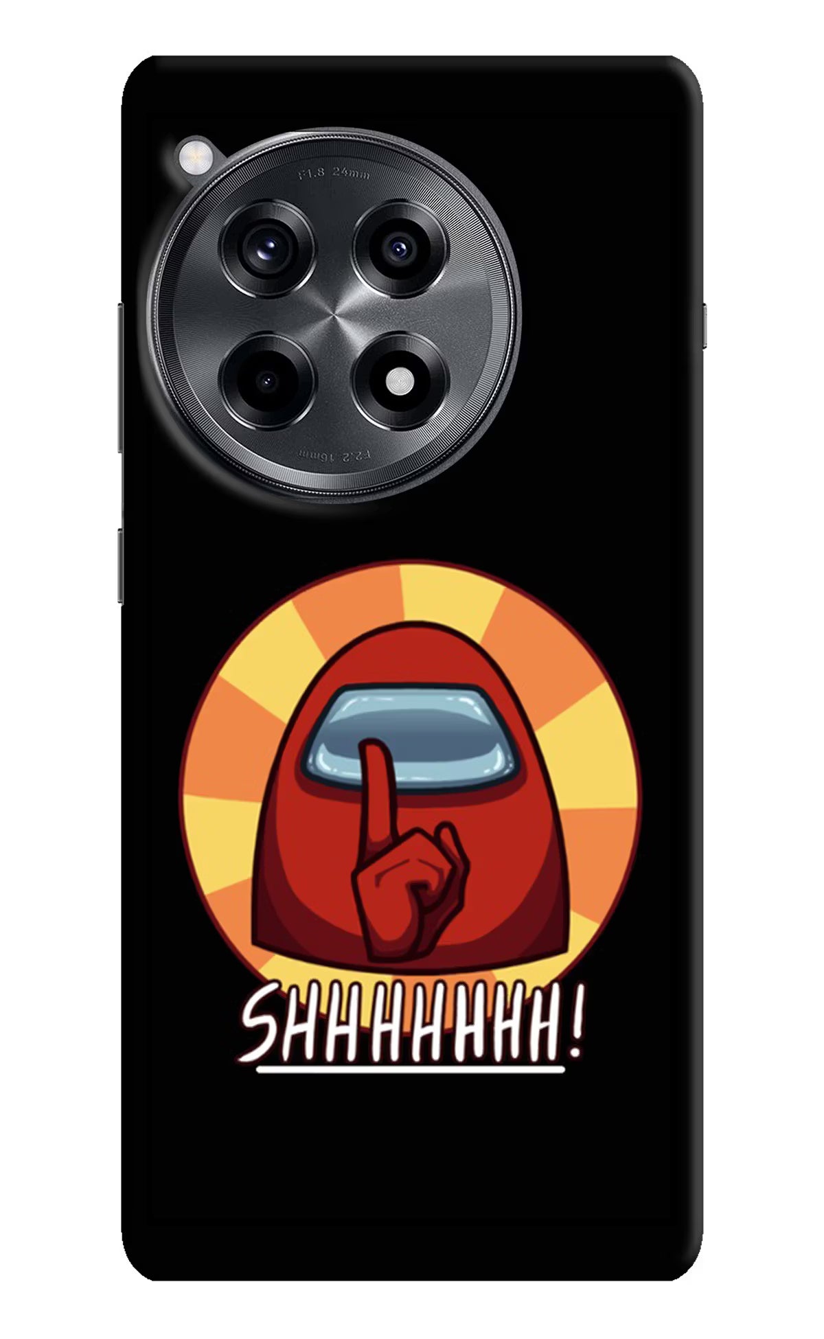 Among Us Shhh! OnePlus 12R Hard Case Back Cover by Casekaro