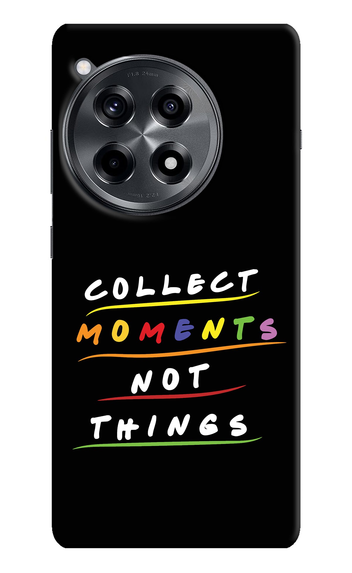 Collect Moments Not Things OnePlus 12R Back Cover