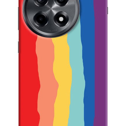 Rainbow OnePlus 12R Hard Case Back Cover by Casekaro