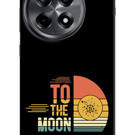 To the Moon OnePlus 12R Hard Case Back Cover by Casekaro