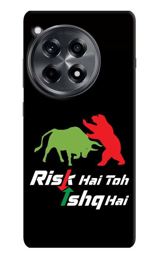 Risk Hai Toh Ishq Hai OnePlus 12R Hard Case Back Cover by Casekaro