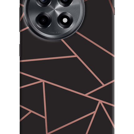 Geometric Pattern OnePlus 12R Hard Case Back Cover by Casekaro