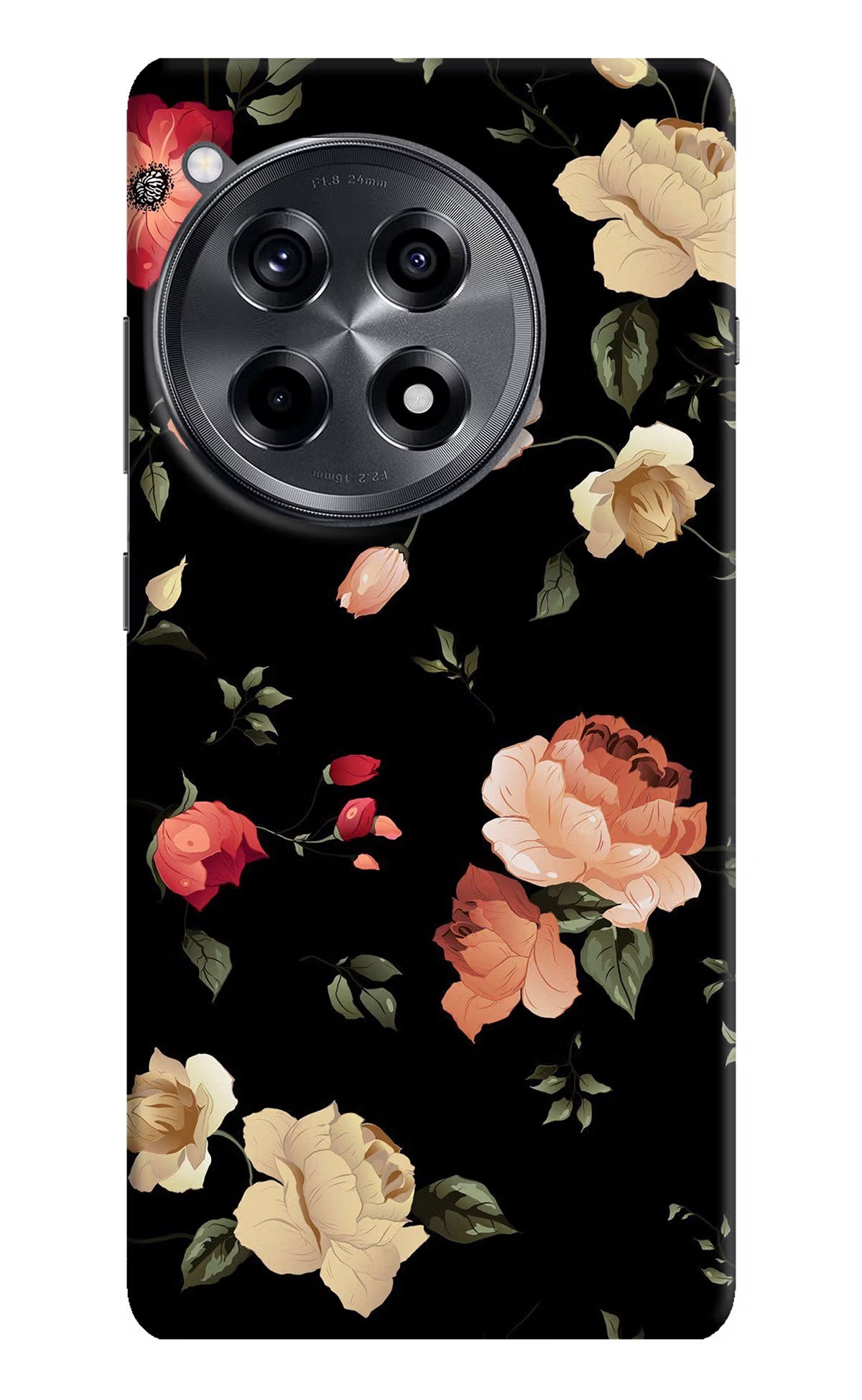 Flowers OnePlus 12R Hard Case Back Cover by Casekaro