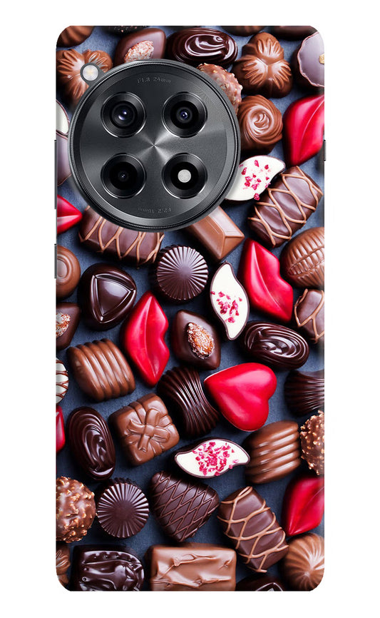 Chocolates OnePlus 12R Hard Case Back Cover by Casekaro