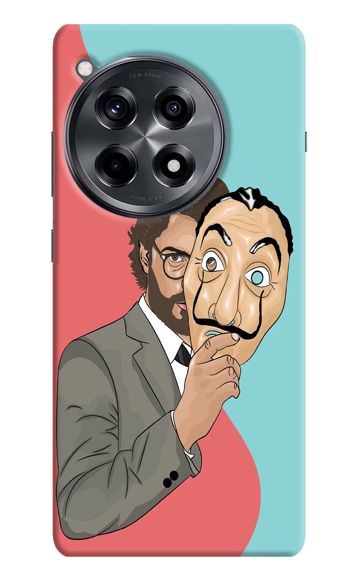 Professor OnePlus 12R Hard Case Back Cover by Casekaro