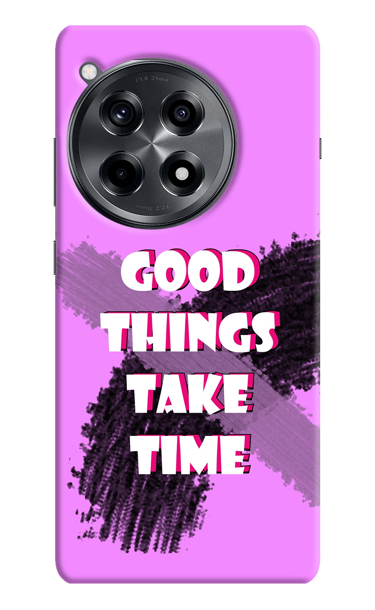 Good Things Take Time OnePlus 12R Back Cover