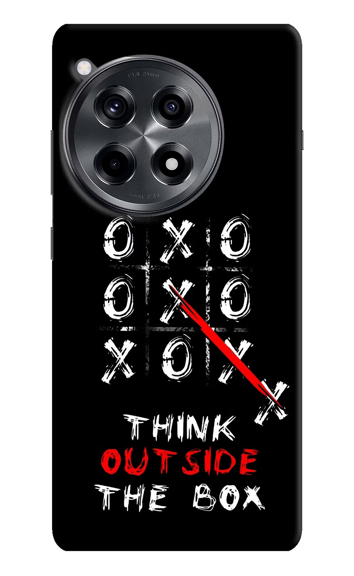 Think out of the BOX OnePlus 12R Hard Case Back Cover by Casekaro