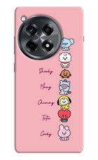 BTS names OnePlus 12R Hard Case Back Cover by Casekaro