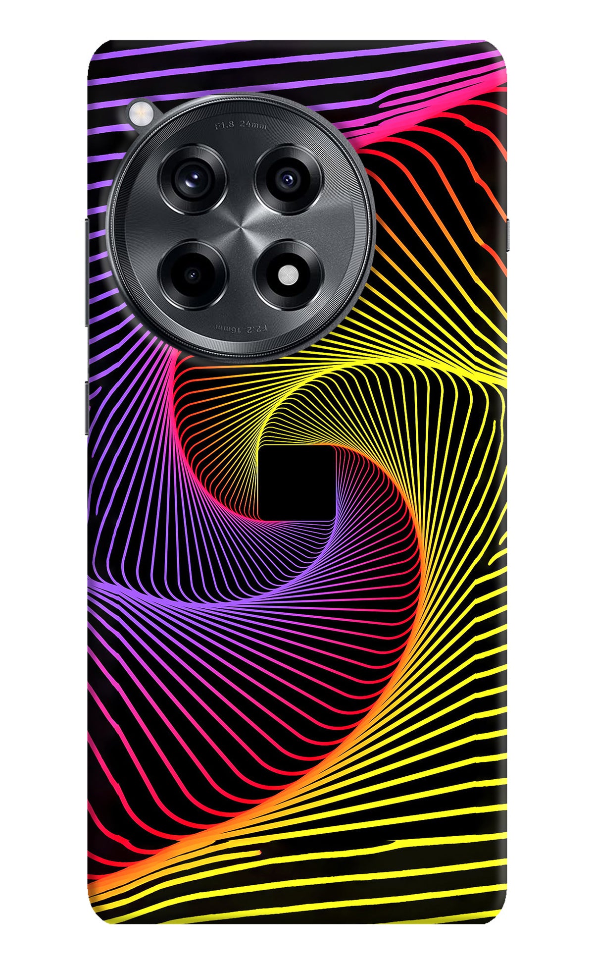 Colorful Strings OnePlus 12R Back Cover