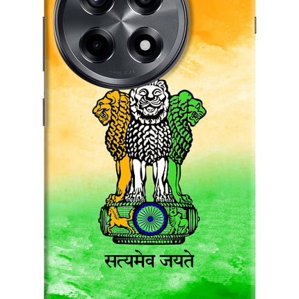 Satyamev Jayate Flag OnePlus 12R Hard Case Back Cover by Casekaro
