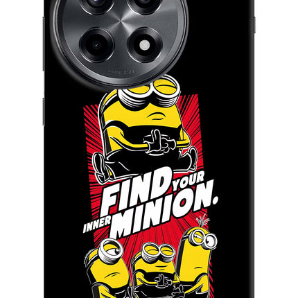 Find your inner Minion OnePlus 12R Hard Case Back Cover by Casekaro