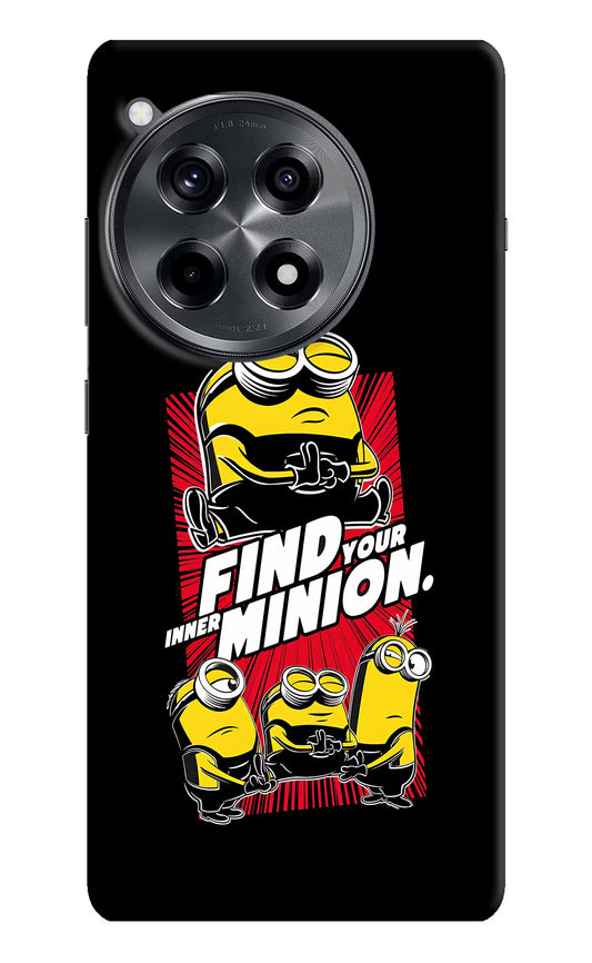 Find your inner Minion OnePlus 12R Hard Case Back Cover by Casekaro