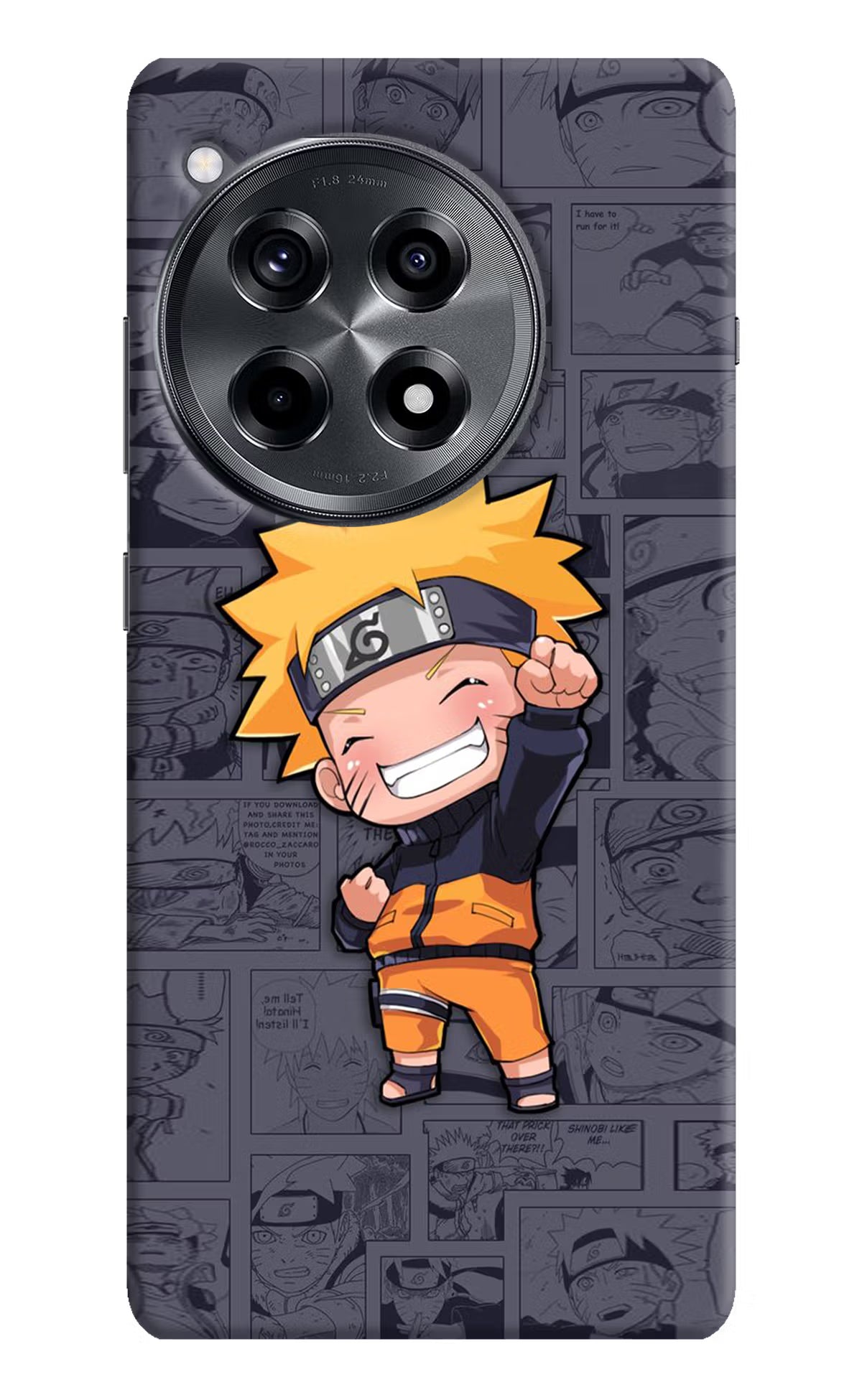 Chota Naruto OnePlus 12R Hard Case Back Cover by Casekaro