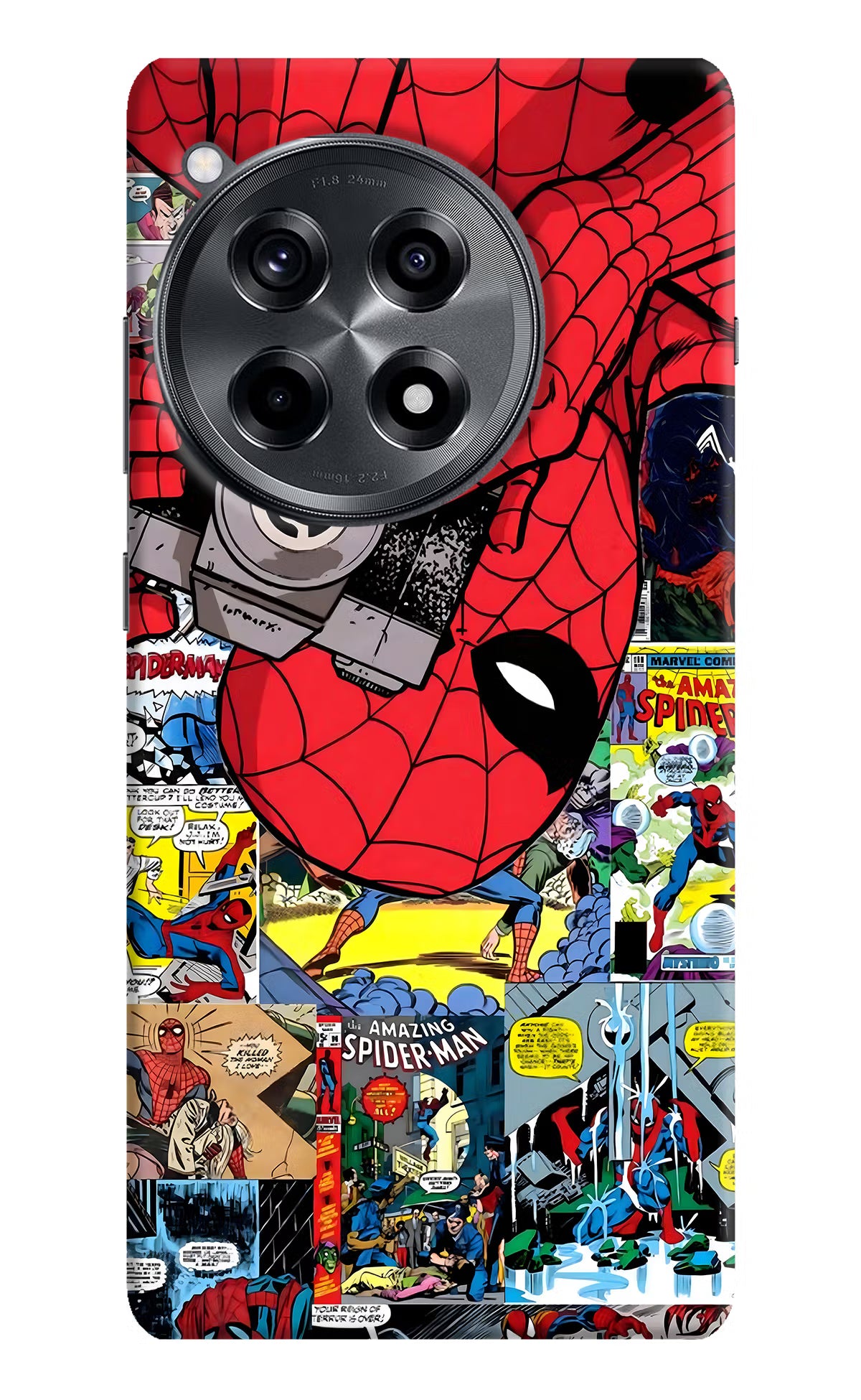 Spider Man OnePlus 12R Hard Case Back Cover by Casekaro