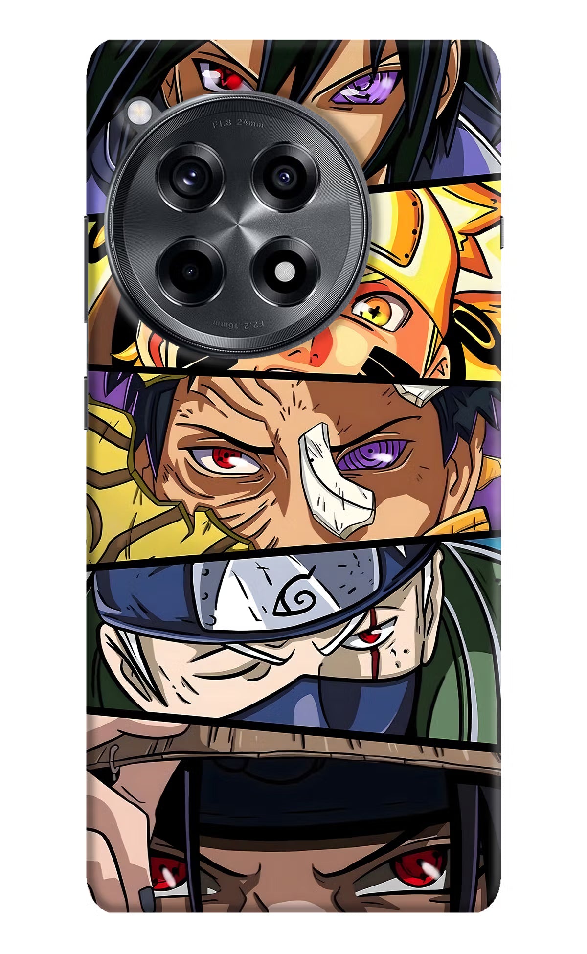 Naruto Character OnePlus 12R Hard Case Back Cover by Casekaro