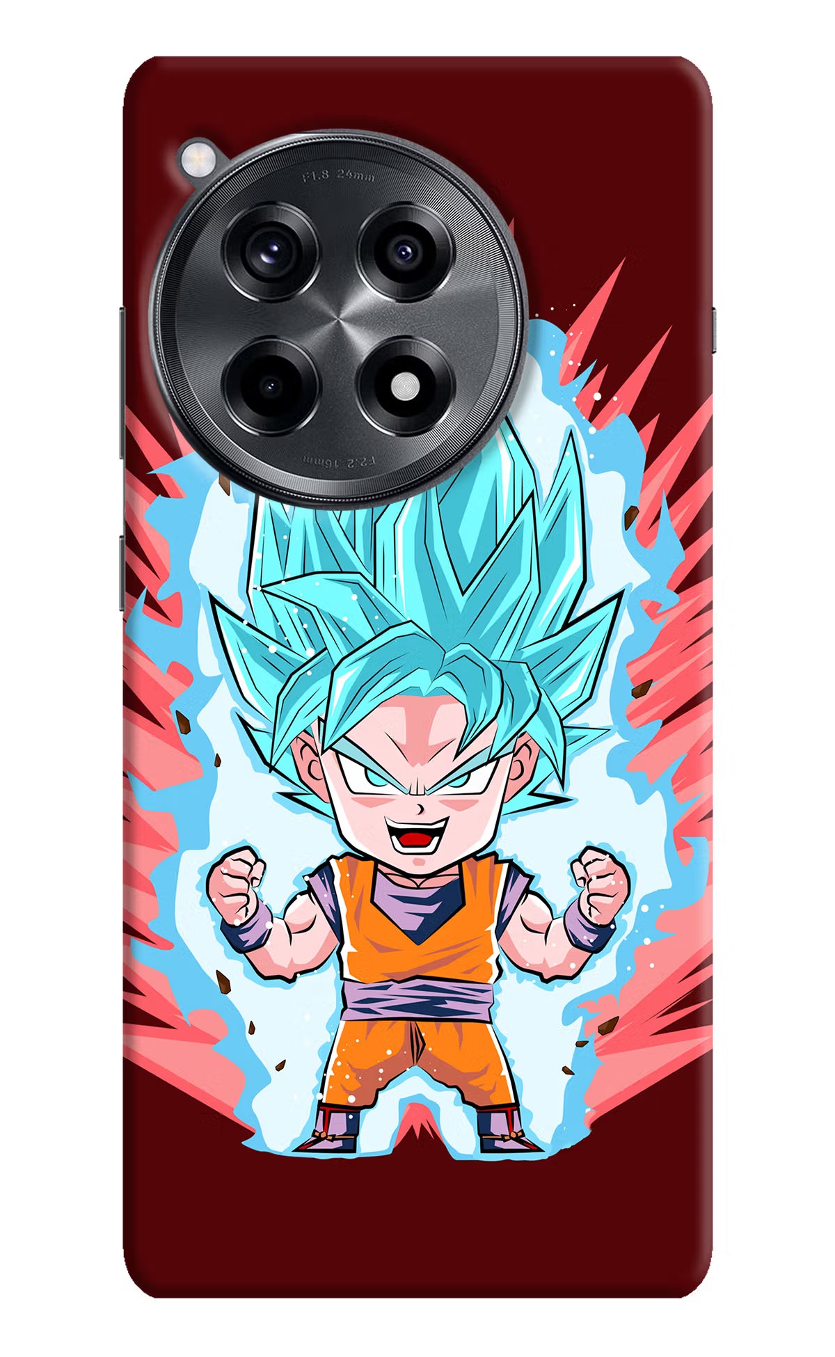 Goku Little OnePlus 12R Hard Case Back Cover by Casekaro