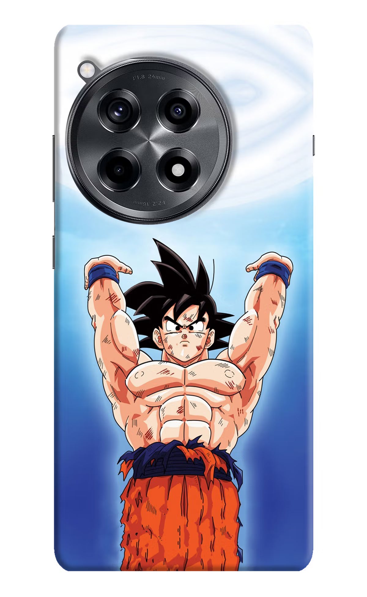 Goku Power OnePlus 12R Hard Case Back Cover by Casekaro