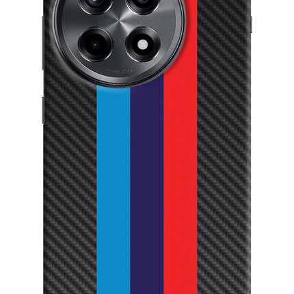 BMW Stripes Pattern OnePlus 12R Hard Case Back Cover by Casekaro
