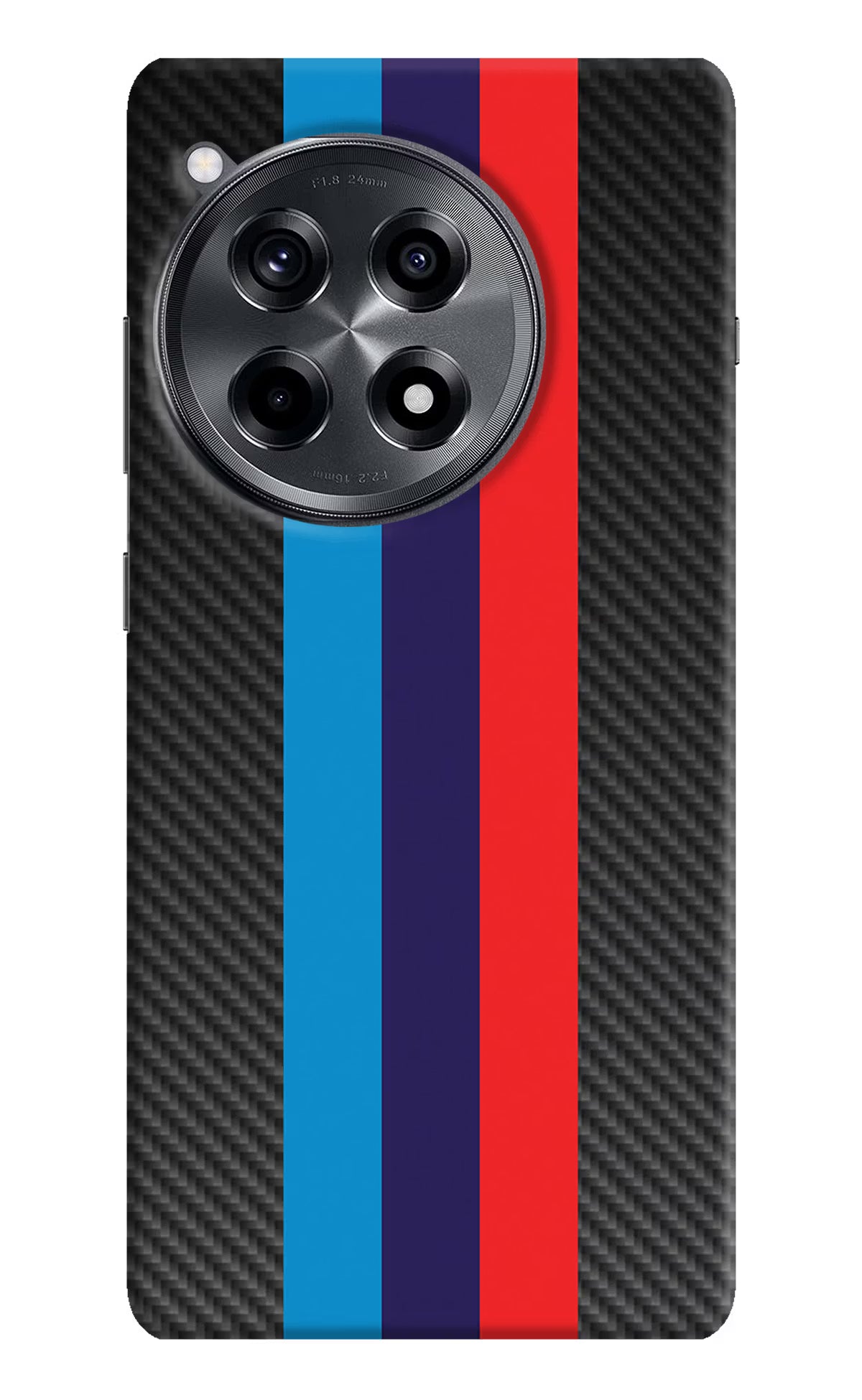 BMW Stripes Pattern OnePlus 12R Hard Case Back Cover by Casekaro