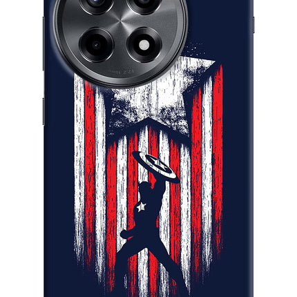 Captain America Marvel Art OnePlus 12R Hard Case Back Cover by Casekaro