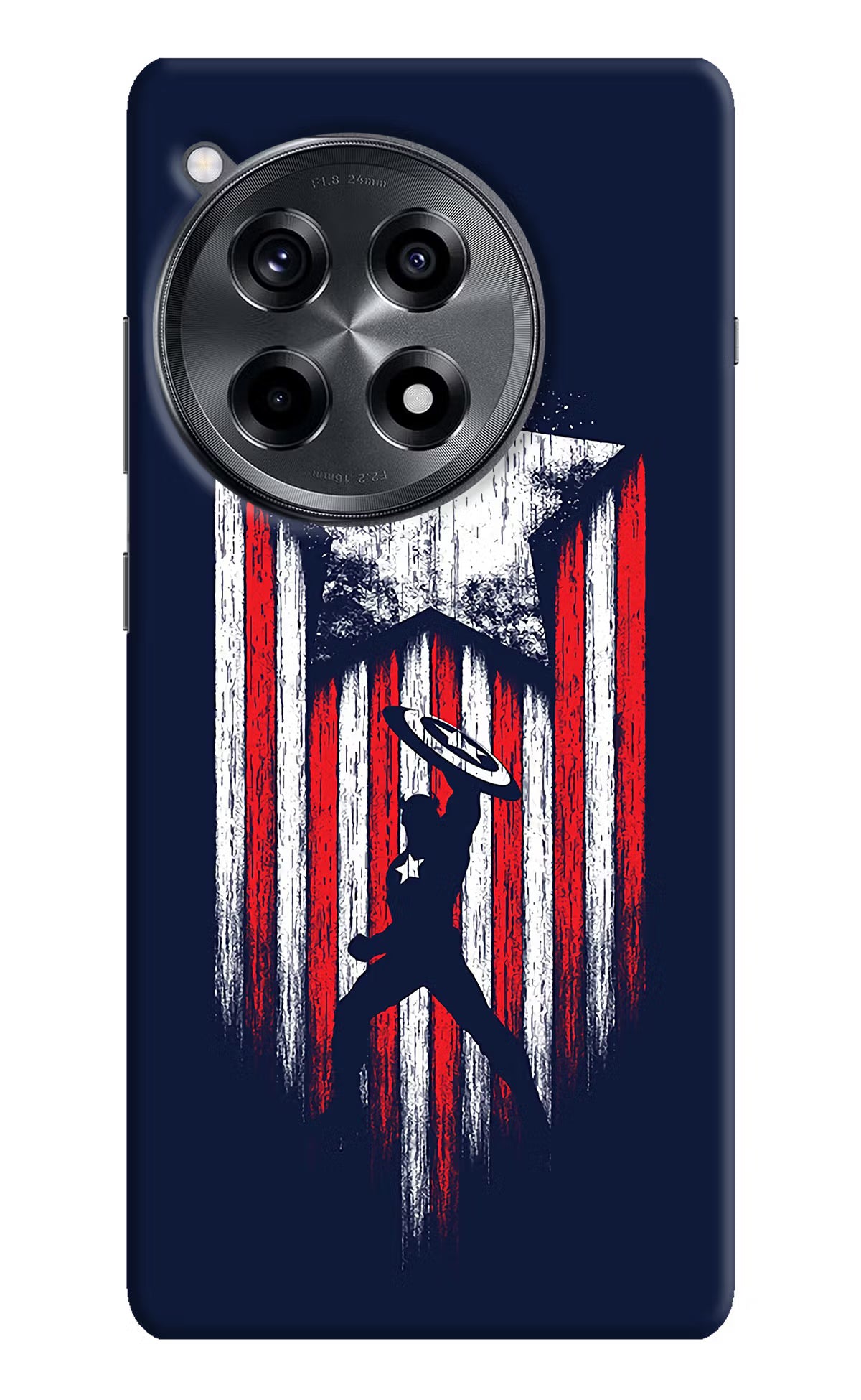 Captain America Marvel Art OnePlus 12R Hard Case Back Cover by Casekaro