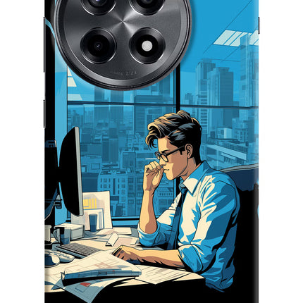 Focused Hustler (AI Generated) OnePlus 12R Hard Case Back Cover by Casekaro