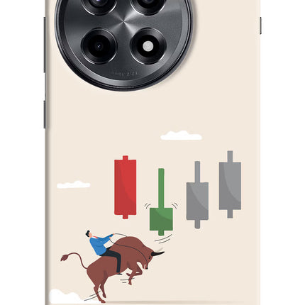 Bull Trading Momentum OnePlus 12R Hard Case Back Cover by Casekaro