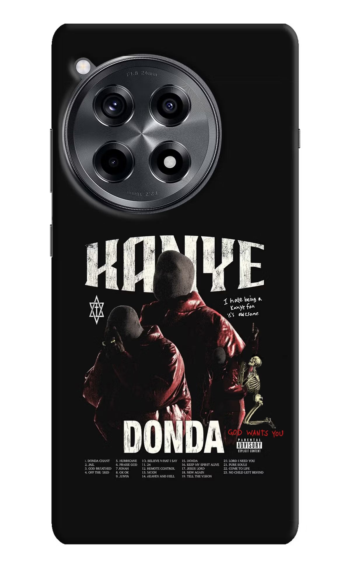 Donda Kanye West OnePlus 12R Hard Case Back Cover by Casekaro