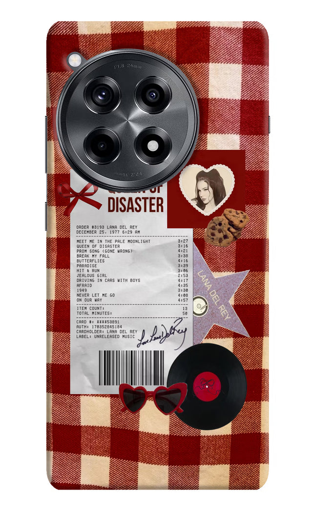 Queen of Disaster OnePlus 12R Hard Case Back Cover by Casekaro