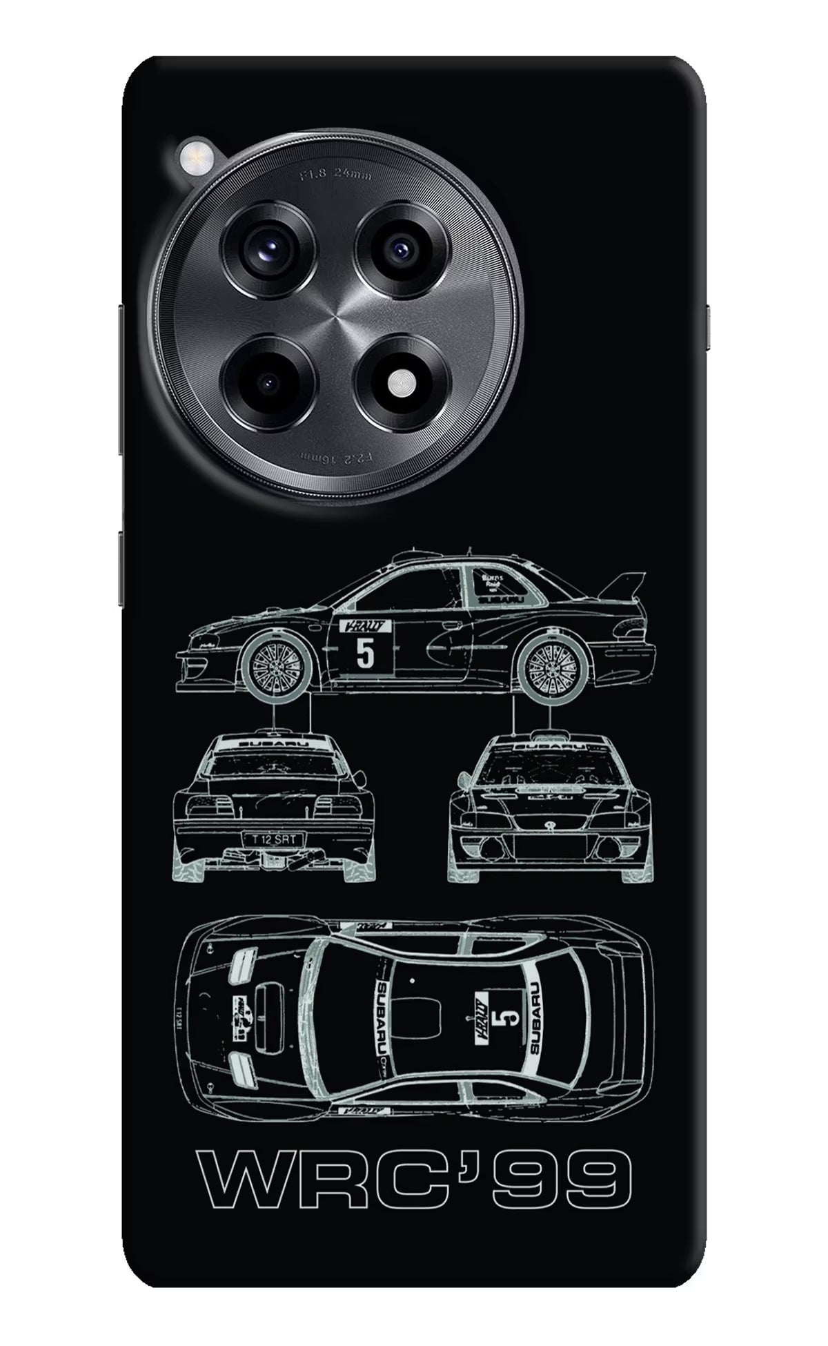 WRC'99 OnePlus 12R Hard Case Back Cover by Casekaro
