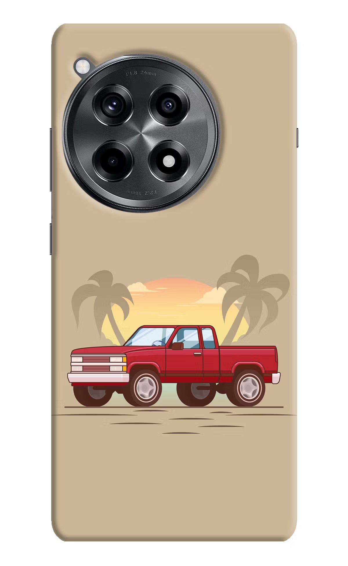 Desert Classic Drive OnePlus 12R Hard Case Back Cover by Casekaro