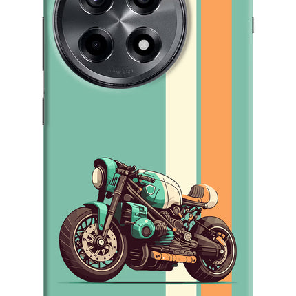 Striped Moto Drift OnePlus 12R Hard Case Back Cover by Casekaro