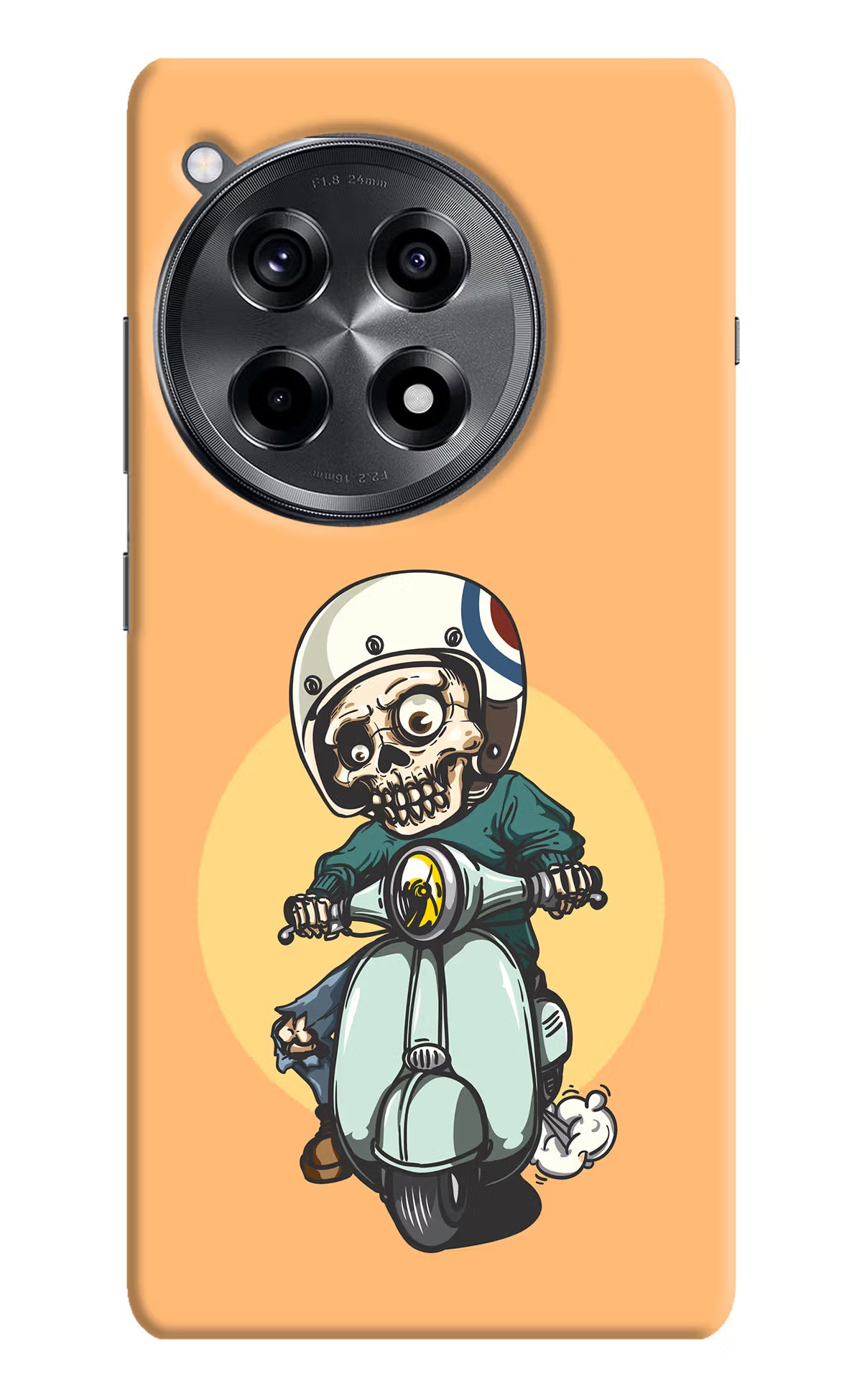 Undead Biker OnePlus 12R Hard Case Back Cover by Casekaro