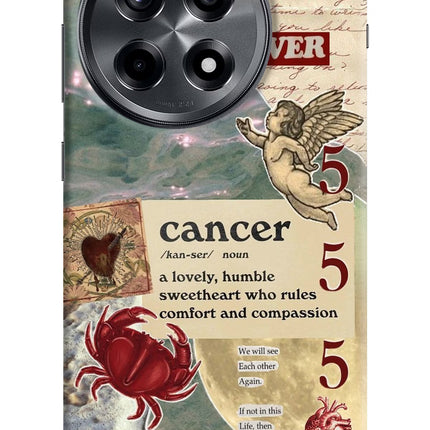 Cancer Zodiac OnePlus 12R Hard Case Back Cover by Casekaro