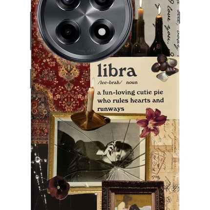Libra Zodiac OnePlus 12R Hard Case Back Cover by Casekaro