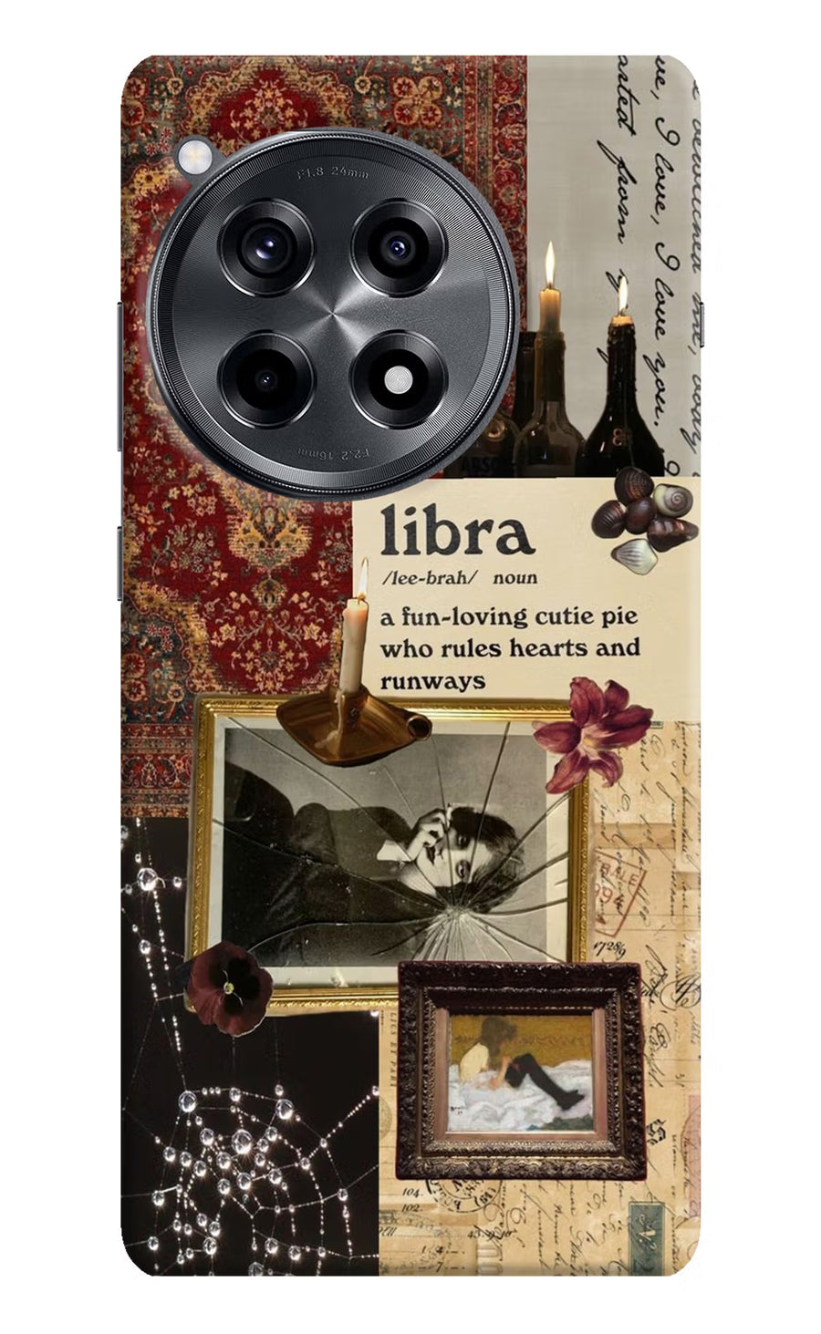 Libra Zodiac OnePlus 12R Back Cover, Hard case