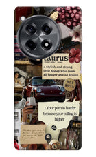 Taurus Zodiac OnePlus 12R Hard Case Back Cover by Casekaro