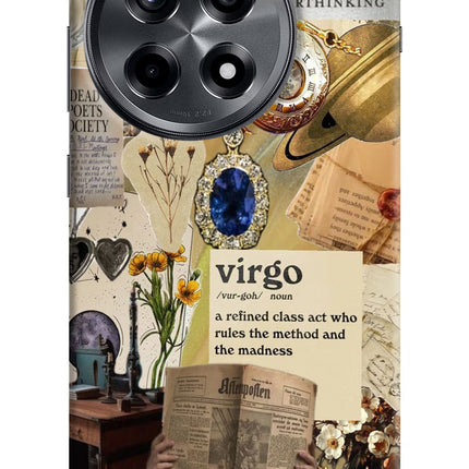 Virgo Zodiac OnePlus 12R Hard Case Back Cover by Casekaro
