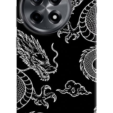 Twin Dragons OnePlus 12R Hard Case Back Cover by Casekaro