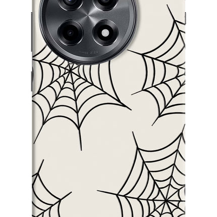 Spider Web OnePlus 12R Hard Case Back Cover by Casekaro