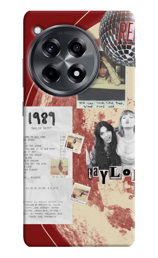 Taylor Swift OnePlus 12R Hard Case Back Cover by Casekaro