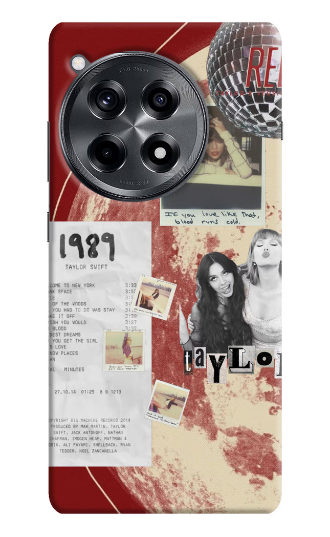 Taylor Swift OnePlus 12R Hard Case Back Cover by Casekaro
